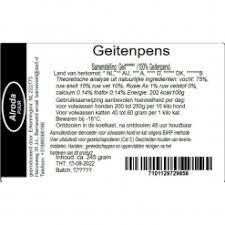 Alroda geitenpens