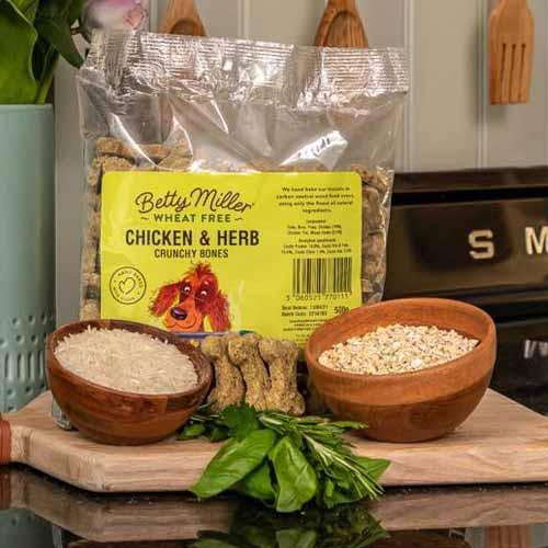 Betty Miller Chicken & Herb Bones 500 gram