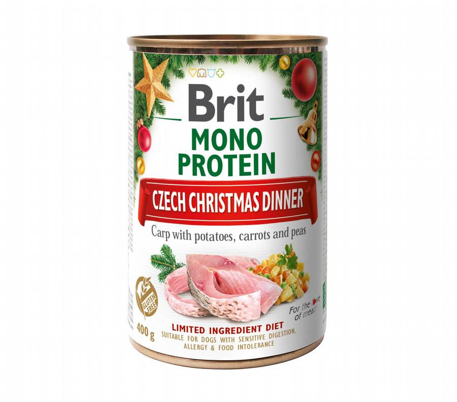 Brit Mono Protein Blik Christmas Dinner