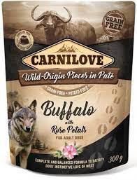 Carnilove Hond Pouch - Buffalo With Rose Petals 300 gram