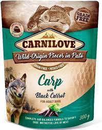 Carnilove hond Pouche - Carp With Black Carrot 300 gram