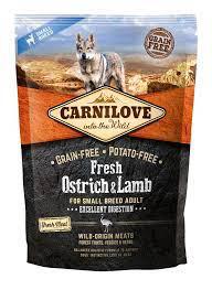 Carnilove Ostrich & Lamb Small Breed Dog 1