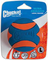 chuckit ultra squeaker ball l