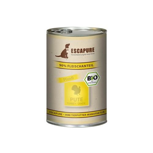 Escapure Blik Bio Kalkoen 400 gram