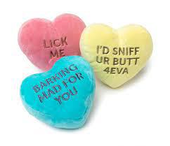 Fuzzyard Candy Hearts  - 3 stuks