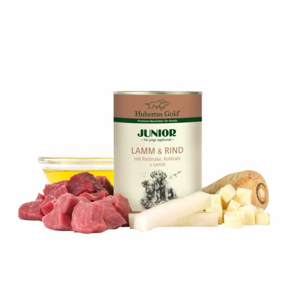 Hubertus Gold Junior Lam en Rund 400 gram