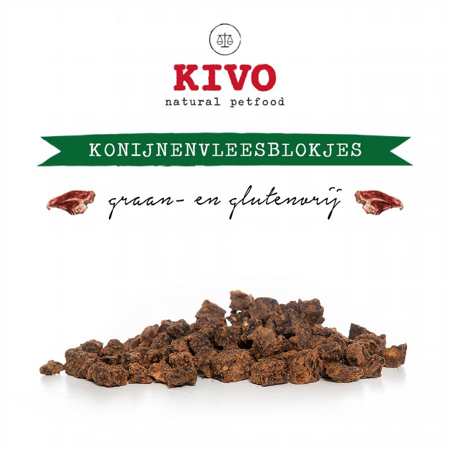 kivo konijn-konijnenvleesblokjes