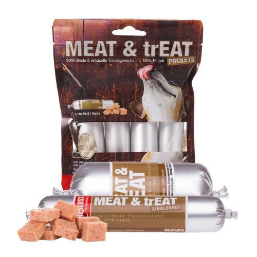 MeatLove Meat & Treat Paard - 4X40 gram