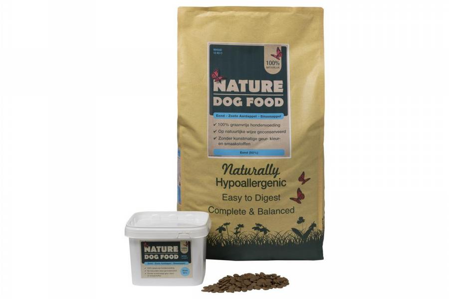 nature dog food graanvrij-hondenvoer-eend-brok-1200x800