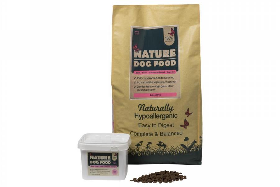 Nature Dog Food graanvrij-hondenvoer-zalm-brok-1200x800