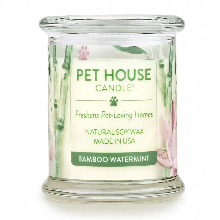Pet House Candle - Bamboo Watermint