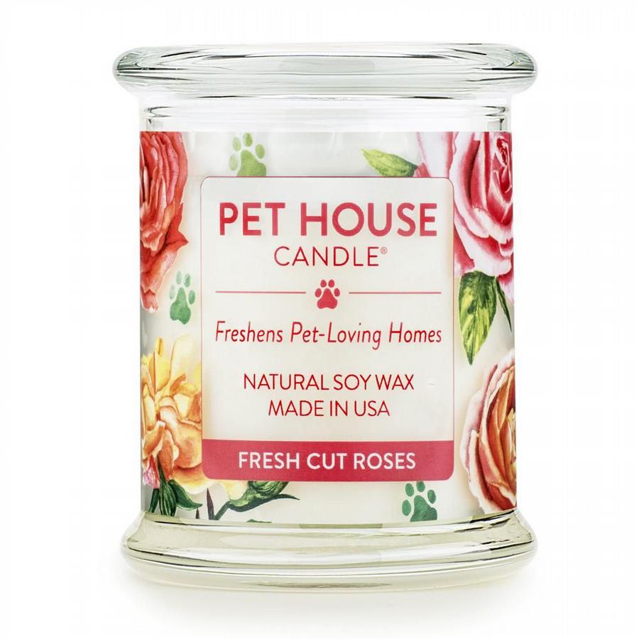 Pet House Candle - Fresh Cut Roses