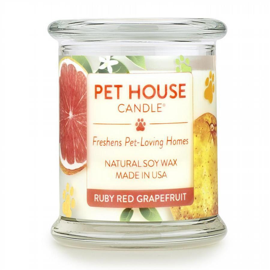 Pet House Candle - Ruby Red Grapefruit