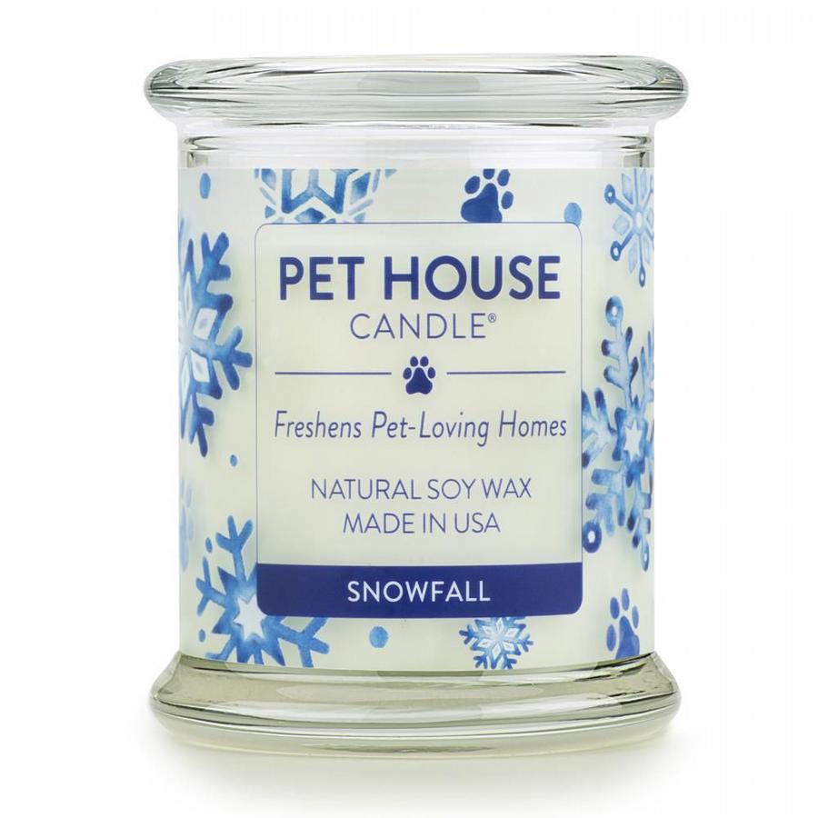 Pet House Candle - Snowfall
