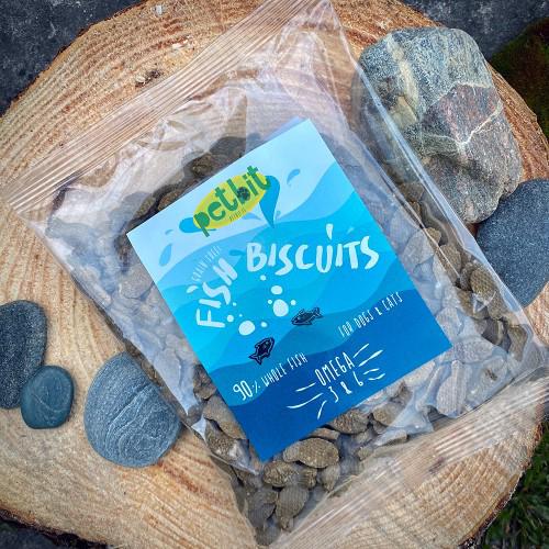 Petbit Fish Biscuits Small 100 gram