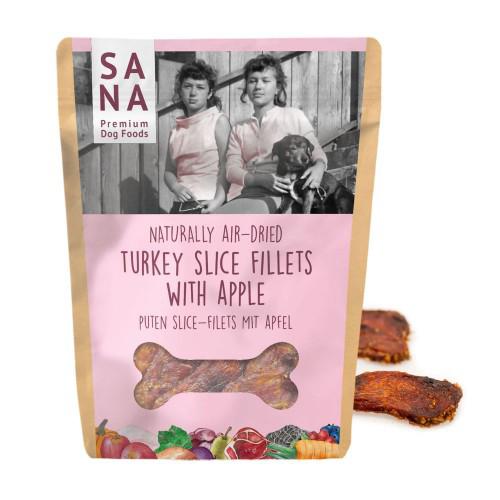 Sana Dog Slice Fillets kalkoen met appel