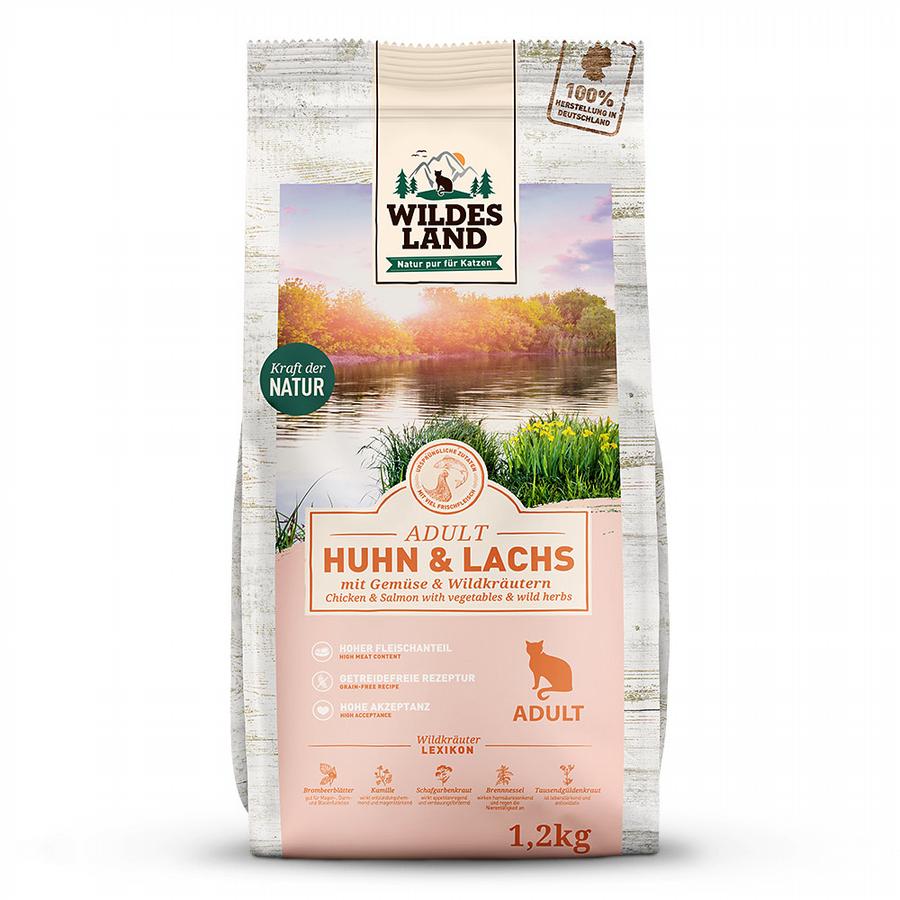 Wildes land Cat - Chicken & Salmon with Garden Vegetables