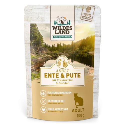 Wildes land Cat Pouch - Duck & Turkey with Cranberries2