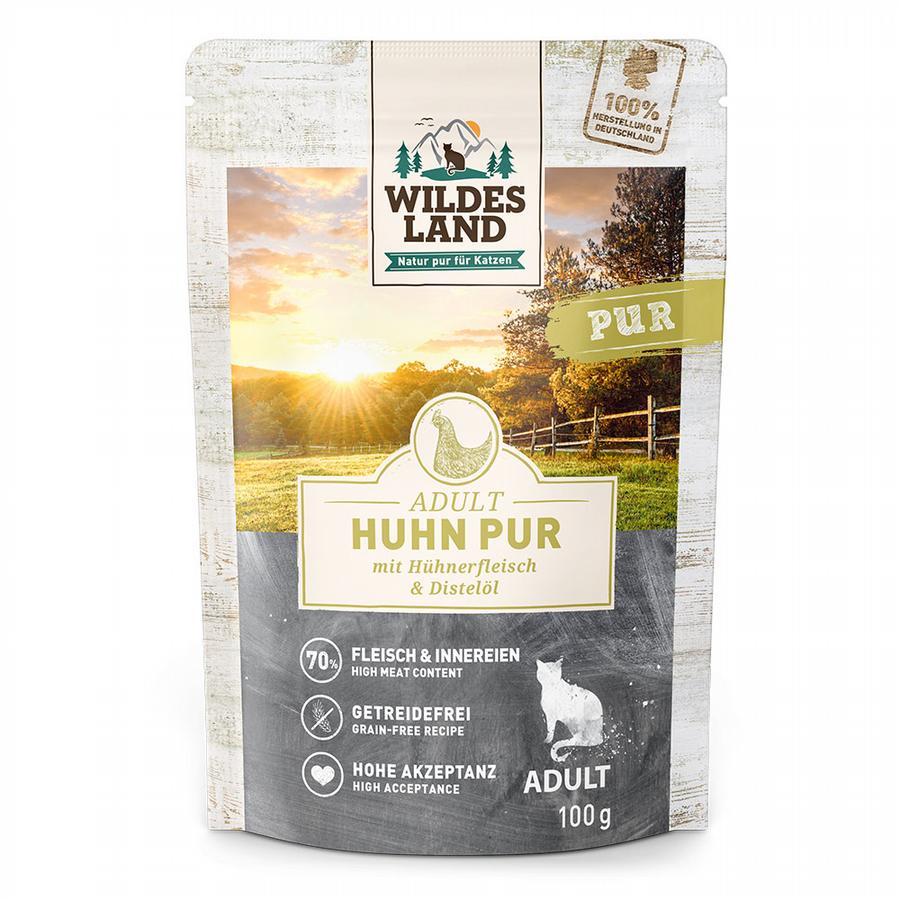 Wildes Land Cat Pouch Pure - Chicken2