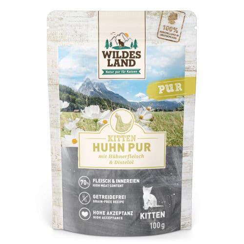 Wildes Land Cat Pouch Pure - Kitten Chicken2