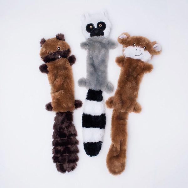 ZippyPaws  3-Pack Large - Chipmunk, Lemur, & Monkey