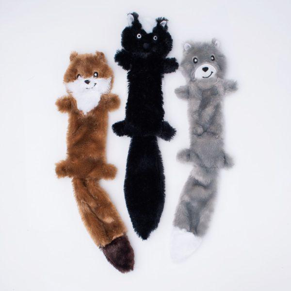 ZippyPaws 3-Pack Large - Weasel, Skunk & Wolf