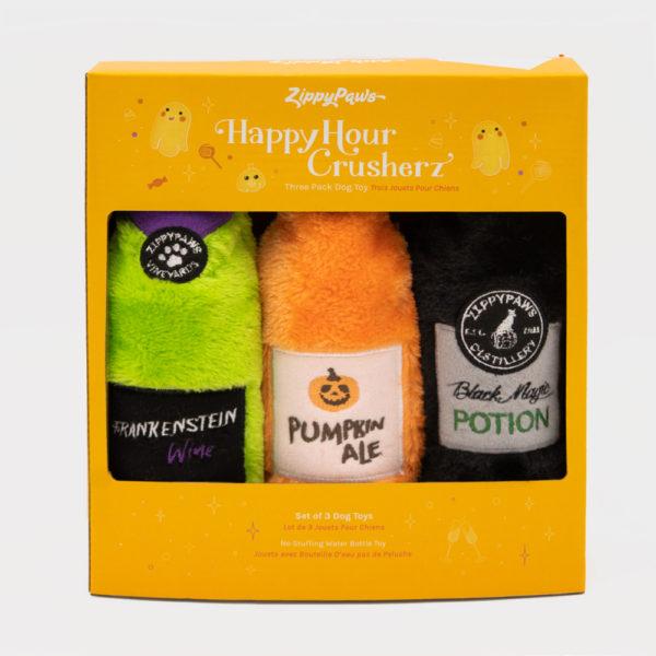 ZippyPaws Halloween Happy Hour Crusherz Three Pack