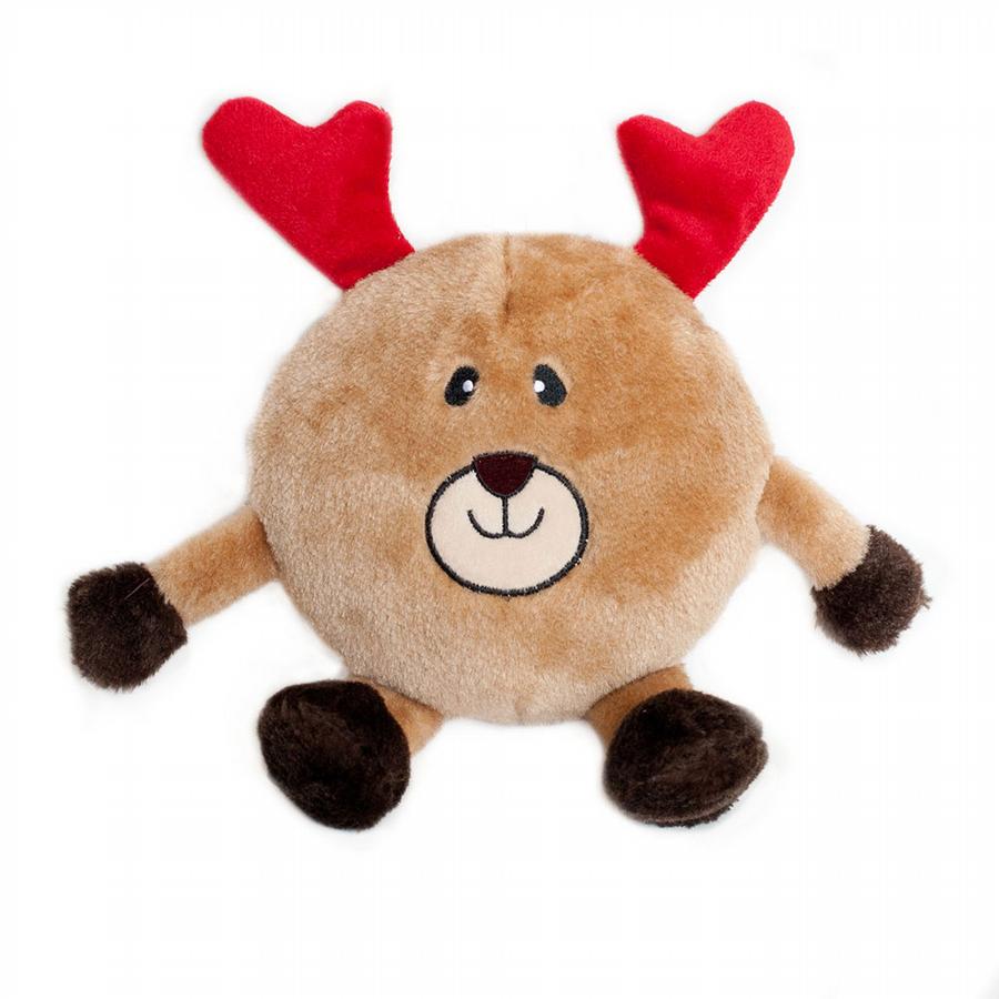 ZippyPaws Holiday Brainey Reindeer