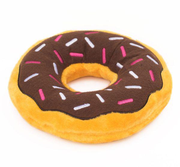 ZippyPaws Jumbo Donutz  chocolade 2