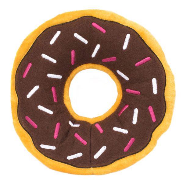 ZippyPaws Jumbo Donutz  chocolade