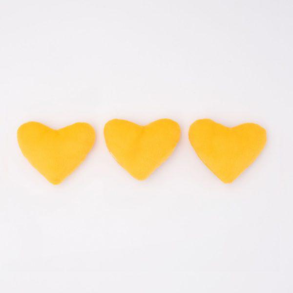 ZippyPaws Miniz 3-Pack - Heart Cookies2