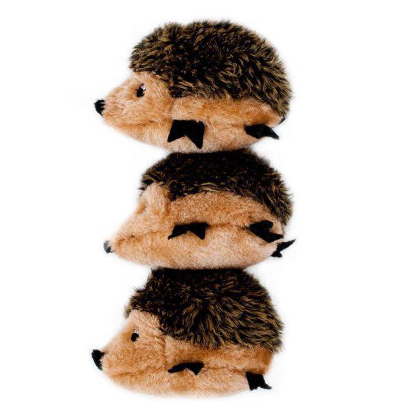 ZippyPaws Miniz 3-Pack Hedgehogs 3