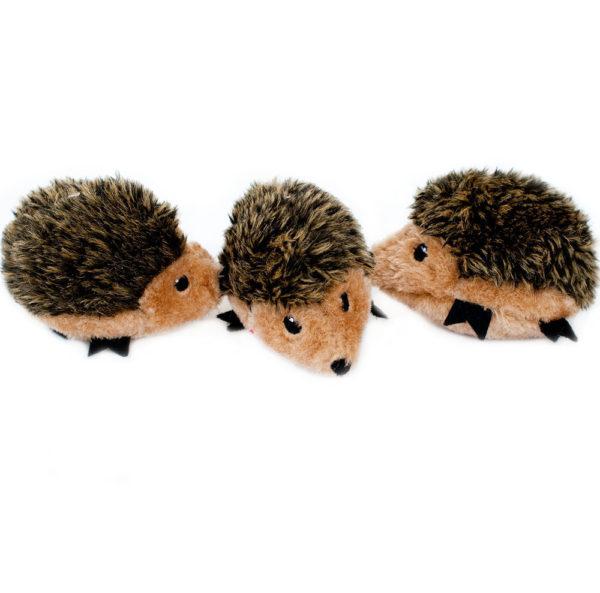 ZippyPaws Miniz 3-Pack Hedgehogs 4