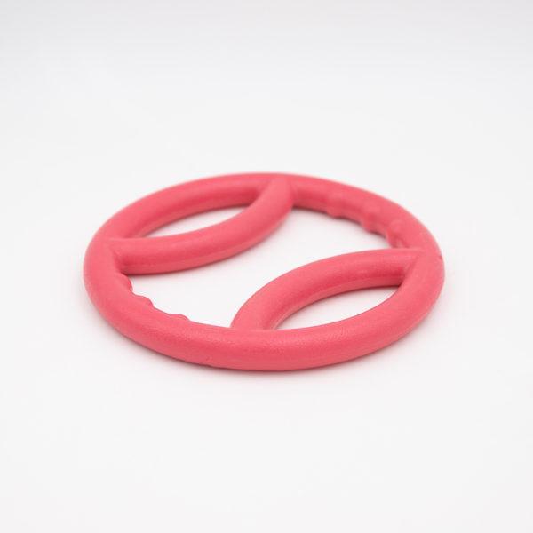 ZippyPaws Zippy Tuff Squeakie Ring Roze2